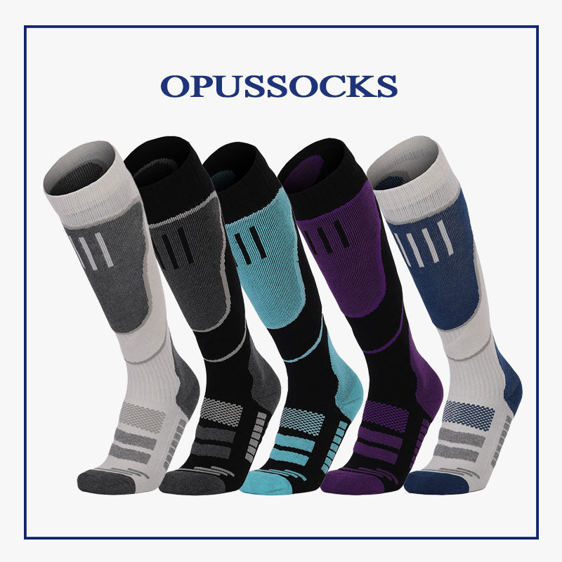 Opus™ | Coolmax® Ultra-Lightweight Cushioned Skiing Over The Calf Socks | 1 Pair