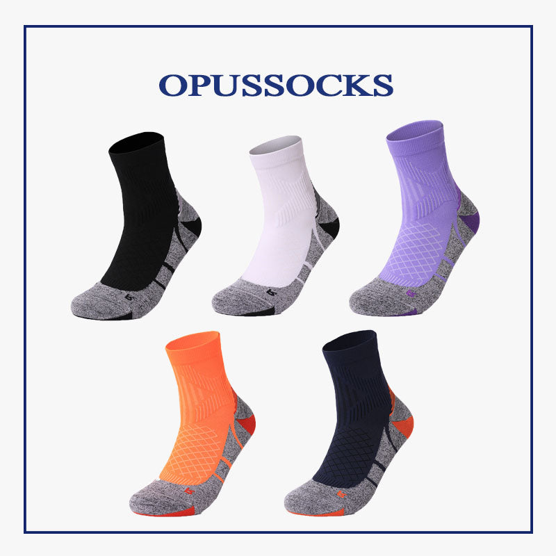 Chaussettes de sport professionnelles en tissu Coolmax