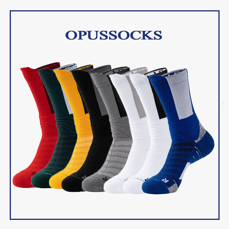 Cushioned Compression Basketball Crew Socks