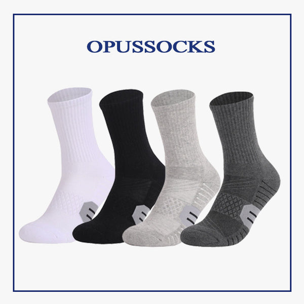 Opus™| Elastic Breathable Cushioned Basketball Crew Socks | 1 Pair