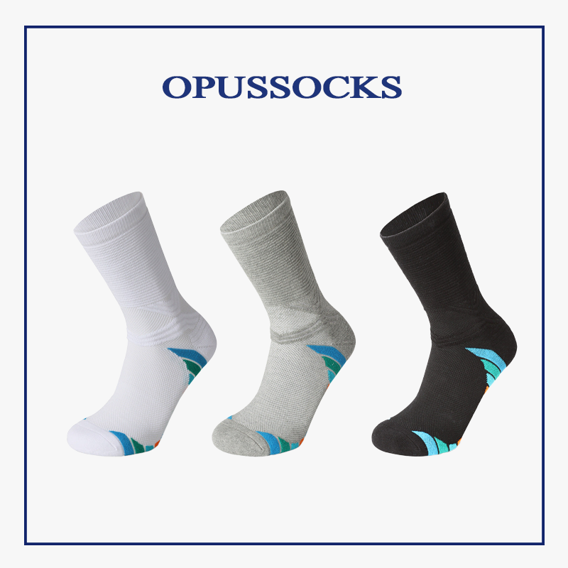 Opus™ | Maximum Cushioned Running Crew Socks | 3 Pairs