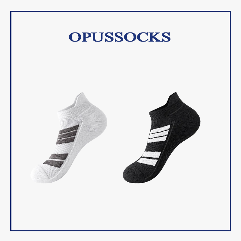 Opus™ | Men's Sports Thick Padded Running Ankle Socks | 3 Pairs