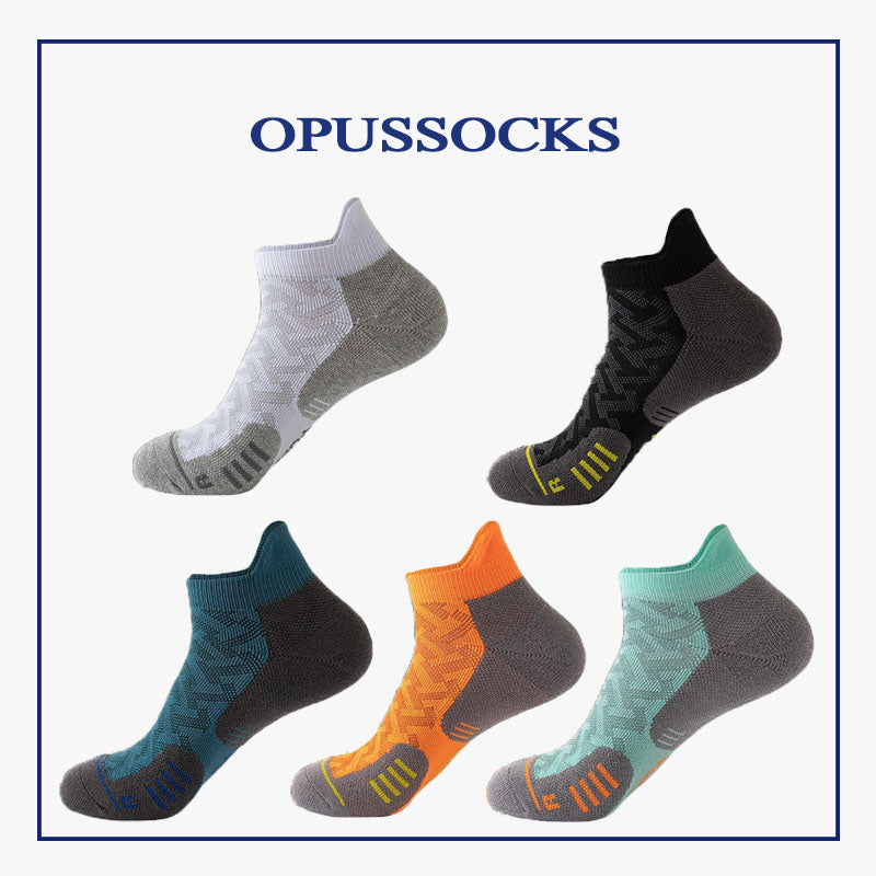 Men's Thick Padded Anti Slip Running Socks