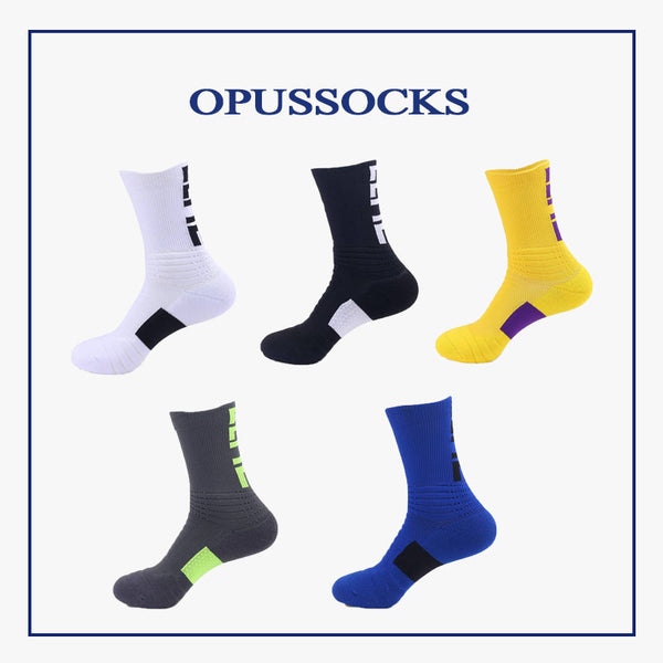 Men's Thick Padded Fitness Crew Socks