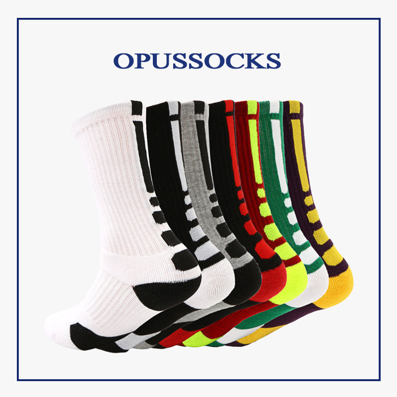 Chaussettes de marathon professionnelles respirantes avec semelle en serviette丨Chaussettes de course athlétiques