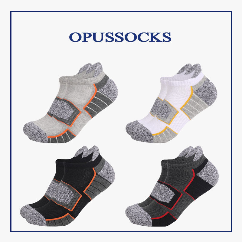 Thick Padded Compression Running Ankle Socks | Comfort & Performance