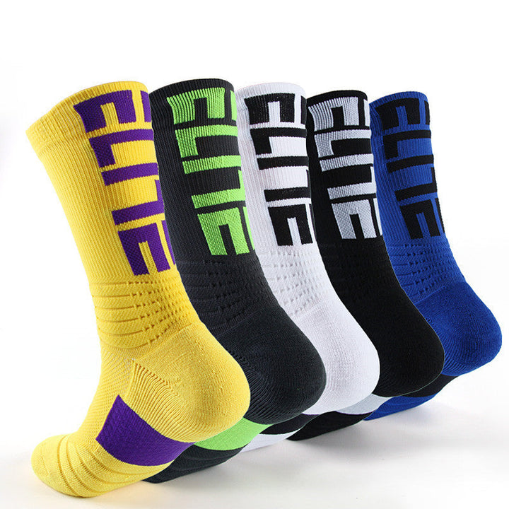 Men's straight line sports socks