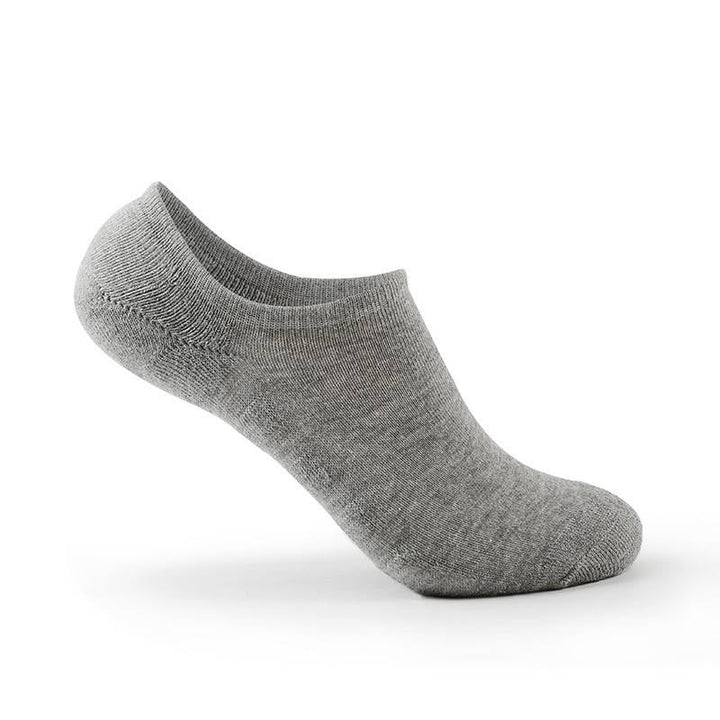 Density Knit Heel Non-Slip Socks Grey