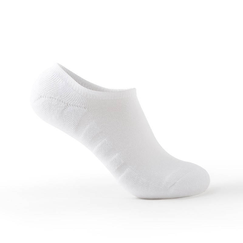 Density Knit Heel Non-Slip Socks White